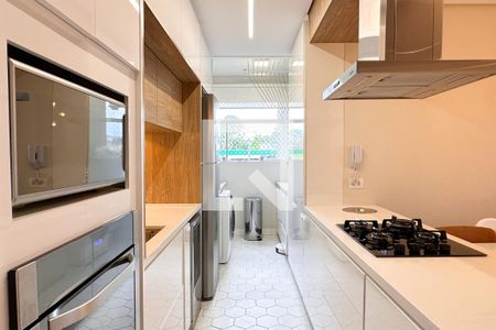 Cozinha de apartamento à venda com 2 quartos, 64m² em Bairro dos Casa, São Bernardo do Campo