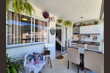 Varanda  de apartamento para alugar com 3 quartos, 90m² em Recreio dos Bandeirantes, Rio de Janeiro