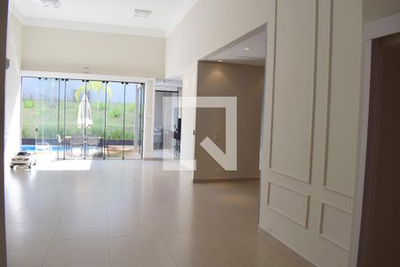 Sala de casa de condomínio para alugar com 2 quartos, 278m² em Bonfim Paulista, Ribeirão Preto