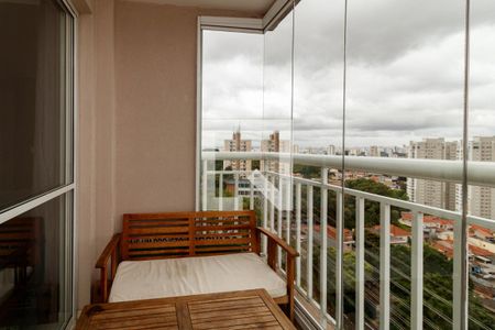Varanda da Sala de apartamento à venda com 2 quartos, 62m² em Vila Paiva, São Paulo