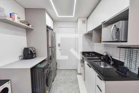 Sala/cozinha de apartamento à venda com 1 quarto, 24m² em Mooca, São Paulo