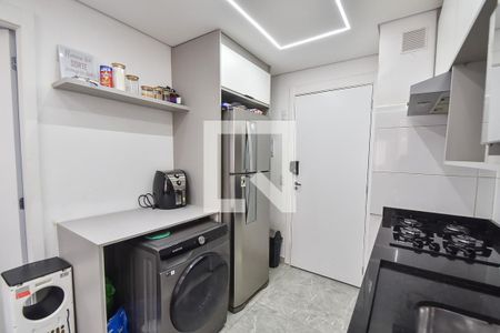 Sala/cozinha de apartamento à venda com 1 quarto, 24m² em Mooca, São Paulo