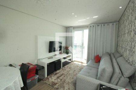 Sala de apartamento para alugar com 2 quartos, 132m² em Vila Homero Thon, Santo André