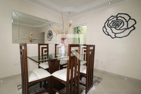 Sala de jantar de casa à venda com 3 quartos, 137m² em Jardim Progresso, Santo André
