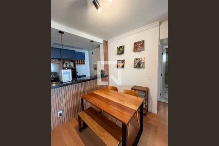 Sala de Jantar de apartamento à venda com 2 quartos, 58m² em Vila Gumercindo, São Paulo