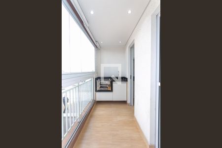 Varanda da Sala de apartamento à venda com 2 quartos, 46m² em Vila Carmosina, São Paulo