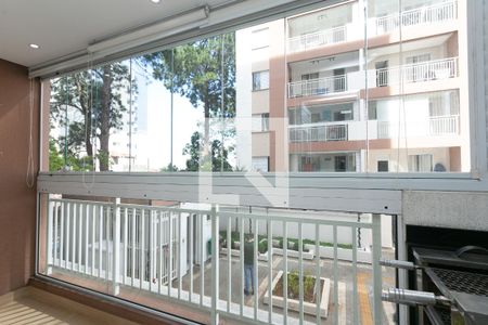 Varanda da Sala de apartamento à venda com 2 quartos, 46m² em Vila Carmosina, São Paulo