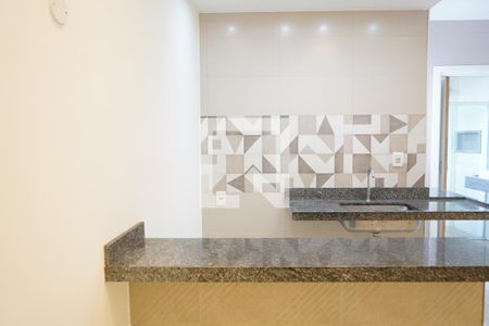 Cozinha de kitnet/studio para alugar com 1 quarto, 27m² em Brás, São Paulo