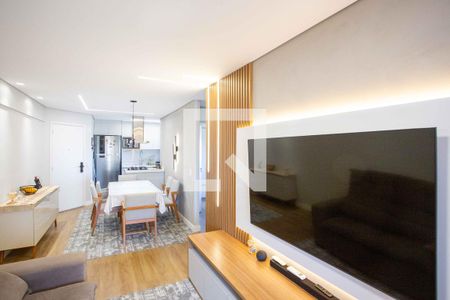 Sala de TV de apartamento à venda com 3 quartos, 70m² em Centro, Diadema