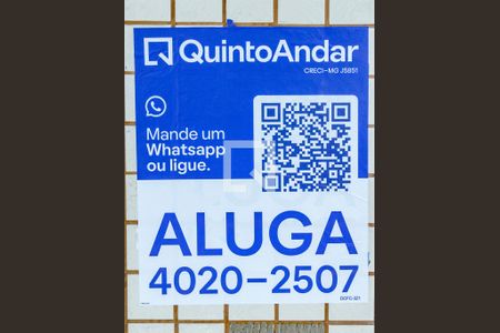 placa instalada em 08/01/2026 com o código DCFC-321 de kitnet/studio para alugar com 1 quarto, 20m² em Padre Eustáquio, Belo Horizonte