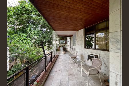Varanda da sala de apartamento à venda com 3 quartos, 125m² em Humaitá, Rio de Janeiro