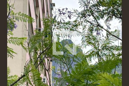 Varanda da sala - vista para o Cristo redentor de apartamento à venda com 3 quartos, 125m² em Humaitá, Rio de Janeiro