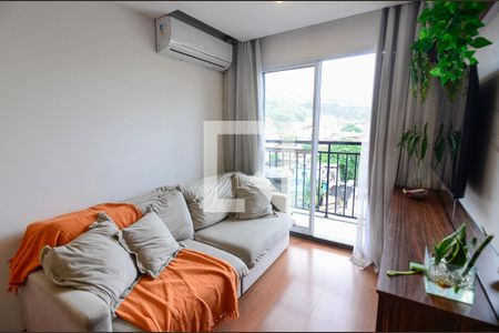 Sala de apartamento para alugar com 1 quarto, 34m² em Riachuelo, Rio de Janeiro