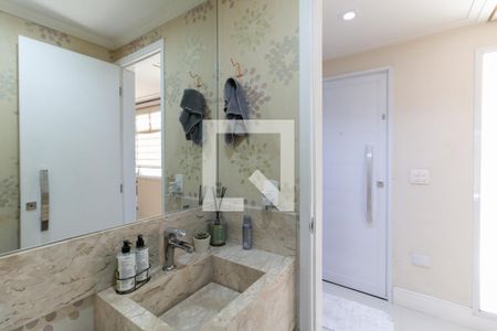 Lavabo de casa de condomínio à venda com 3 quartos, 127m² em Vila Gumercindo, São Paulo