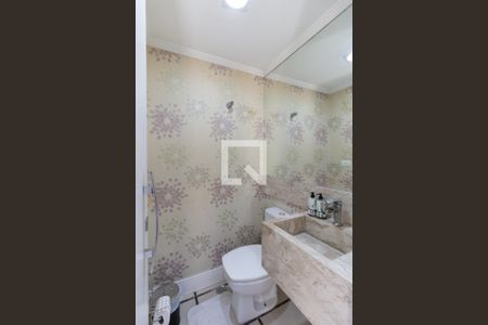 Lavabo de casa de condomínio à venda com 3 quartos, 127m² em Vila Gumercindo, São Paulo