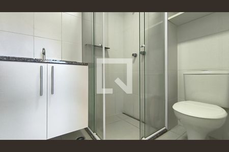 Banheiro de kitnet/studio para alugar com 1 quarto, 34m² em Ipiranga, São Paulo