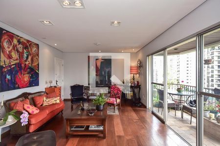 Sala de apartamento para alugar com 3 quartos, 142m² em Vila Andrade, São Paulo