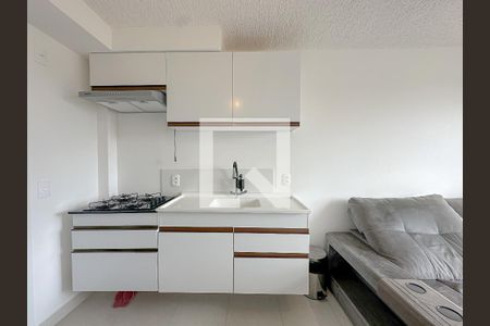 Sala/Cozinha de apartamento para alugar com 1 quarto, 28m² em Várzea da Barra Funda, São Paulo