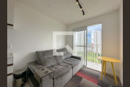 Sala/Cozinha de apartamento para alugar com 1 quarto, 28m² em Várzea da Barra Funda, São Paulo