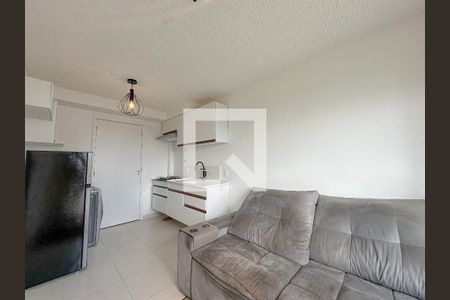 Sala/Cozinha de apartamento para alugar com 1 quarto, 28m² em Várzea da Barra Funda, São Paulo