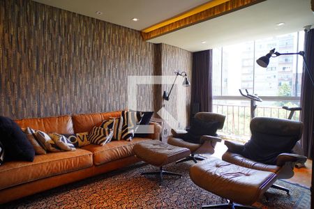 Sala  de televisão  de apartamento à venda com 3 quartos, 258m² em Independência, Porto Alegre