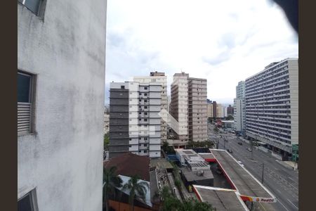 Vista da Sala de apartamento para alugar com 1 quarto, 57m² em Itararé, São Vicente