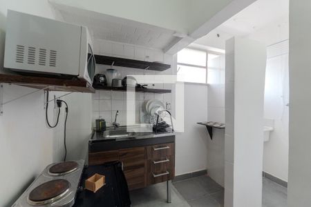 Cozinha e Área de Serviço de kitnet/studio para alugar com 1 quarto, 30m² em República, São Paulo