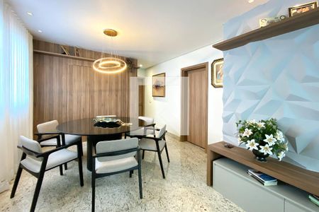 Sala de jantar de apartamento à venda com 4 quartos, 126m² em Cidade Nova, Belo Horizonte