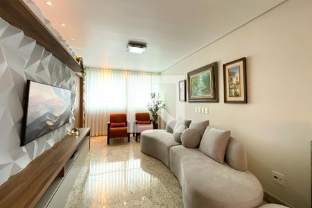 Sala de apartamento à venda com 4 quartos, 126m² em Cidade Nova, Belo Horizonte