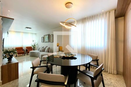 Sala de apartamento à venda com 4 quartos, 126m² em Cidade Nova, Belo Horizonte