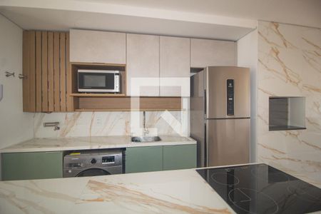 Sala/Cozinha de apartamento à venda com 2 quartos, 74m² em Cristal, Porto Alegre