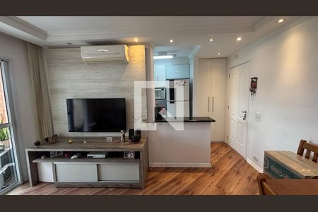 Sala - Sala de Jantar  de apartamento à venda com 2 quartos, 50m² em Vila América, Santo André