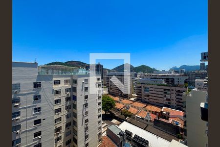 Sala/quarto - vista de apartamento para alugar com 1 quarto, 28m² em Botafogo, Rio de Janeiro