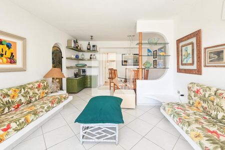 Sala de apartamento para alugar com 3 quartos, 120m² em Vila Maia, Guarujá