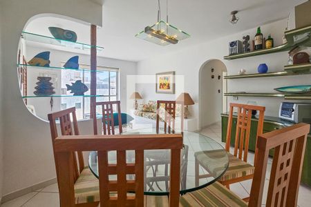 Sala de apartamento para alugar com 3 quartos, 120m² em Vila Maia, Guarujá