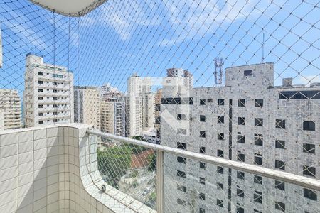 varanda de apartamento para alugar com 3 quartos, 120m² em Vila Maia, Guarujá