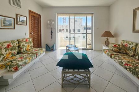 Sala de apartamento para alugar com 3 quartos, 120m² em Vila Maia, Guarujá