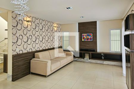 Sala de casa de condomínio para alugar com 4 quartos, 350m² em Parque Joao de Vasconcelos, Sumaré