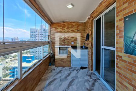 Sacada  de apartamento para alugar com 1 quarto, 55m² em Canto do Forte, Praia Grande