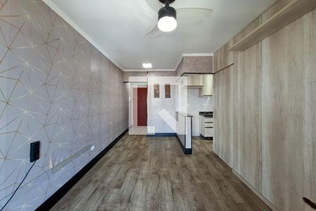 Sala de apartamento para alugar com 1 quarto, 55m² em Canto do Forte, Praia Grande