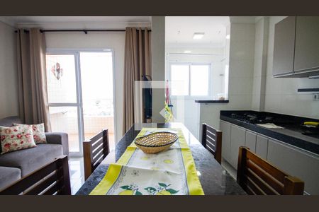 Sala de apartamento para alugar com 2 quartos, 64m² em Aviação, Praia Grande