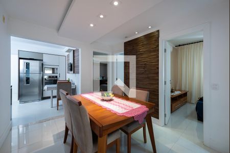 Sala de jantar de apartamento para alugar com 3 quartos, 100m² em Gonzaga, Santos