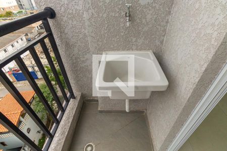 Varanda e Área de Serviço de kitnet/studio para alugar com 1 quarto, 24m² em Vila Carrão, São Paulo