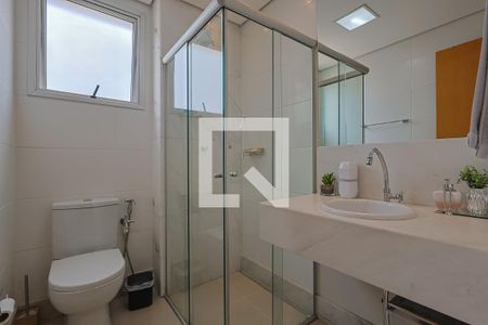 Banheiro da Suíte 1 de apartamento à venda com 2 quartos, 97m² em Funcionários, Belo Horizonte