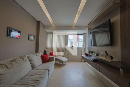 Sala de apartamento à venda com 2 quartos, 97m² em Funcionários, Belo Horizonte
