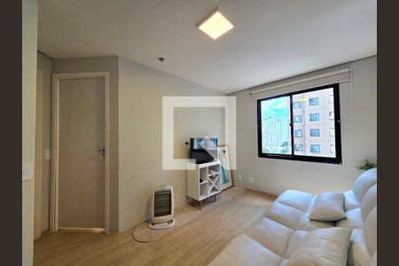 Sala de apartamento à venda com 1 quarto, 29m² em Indianópolis, São Paulo