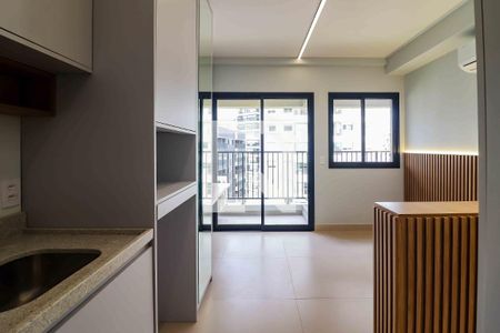 Studio - Quarto e Cozinha de kitnet/studio para alugar com 1 quarto, 21m² em Butantã, São Paulo