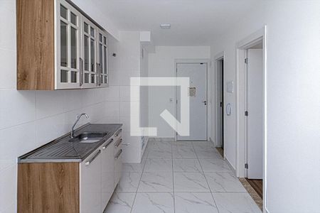 sala e cozinha_5 de apartamento para alugar com 1 quarto, 24m² em Jardim Santa Emilia, São Paulo