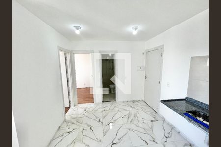 Sala/Cozinha de apartamento para alugar com 2 quartos, 35m² em Vila Hebe, São Paulo