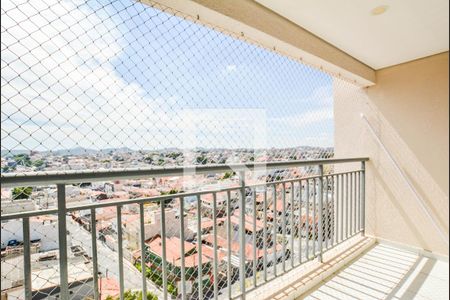 Varanda da Sala de apartamento para alugar com 2 quartos, 54m² em Vila Eldizia, Santo André